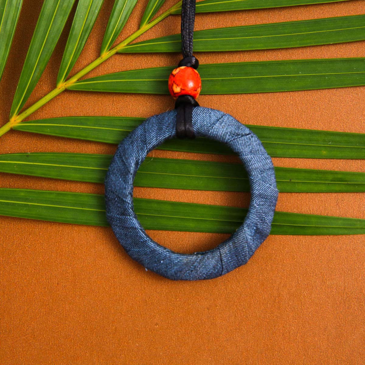 Graphite Batik Necklace