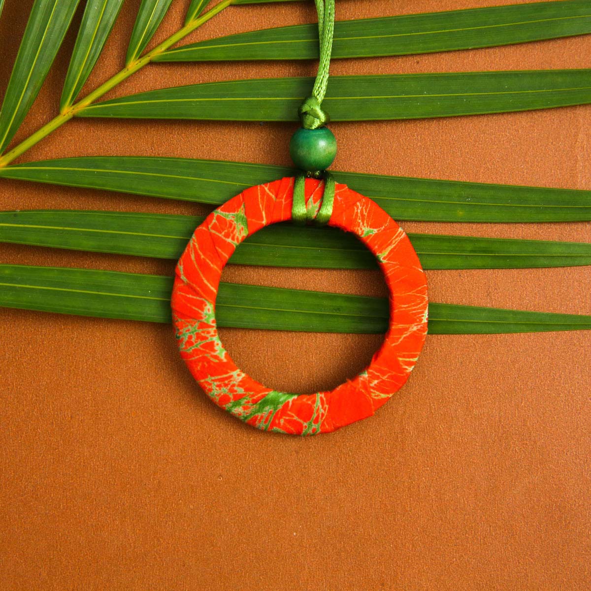 Foliage Batik Necklace