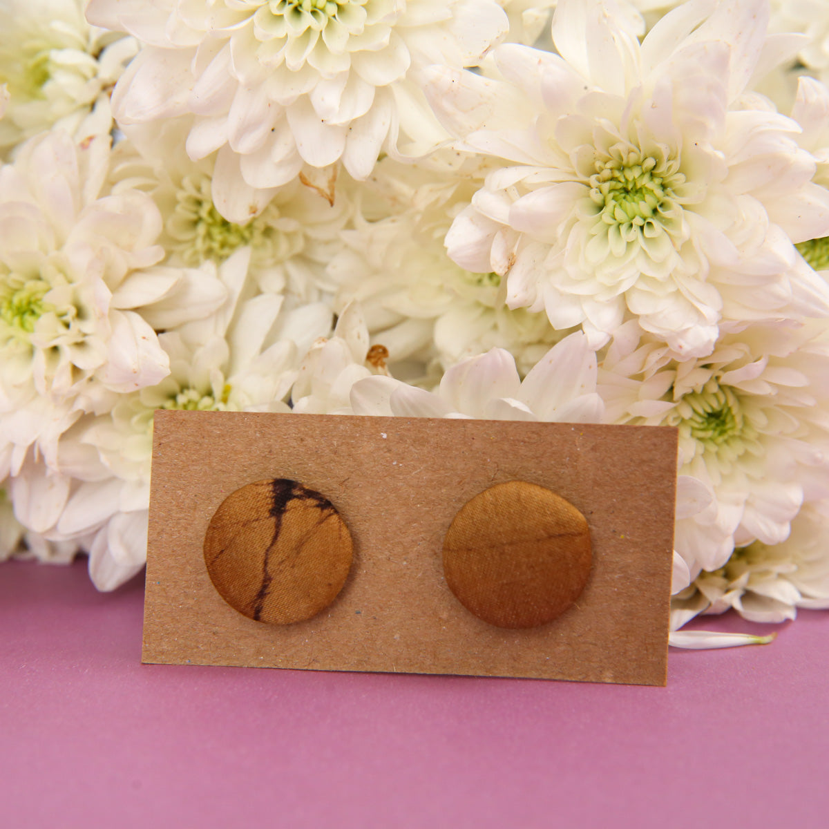 Woody Batik Earrings