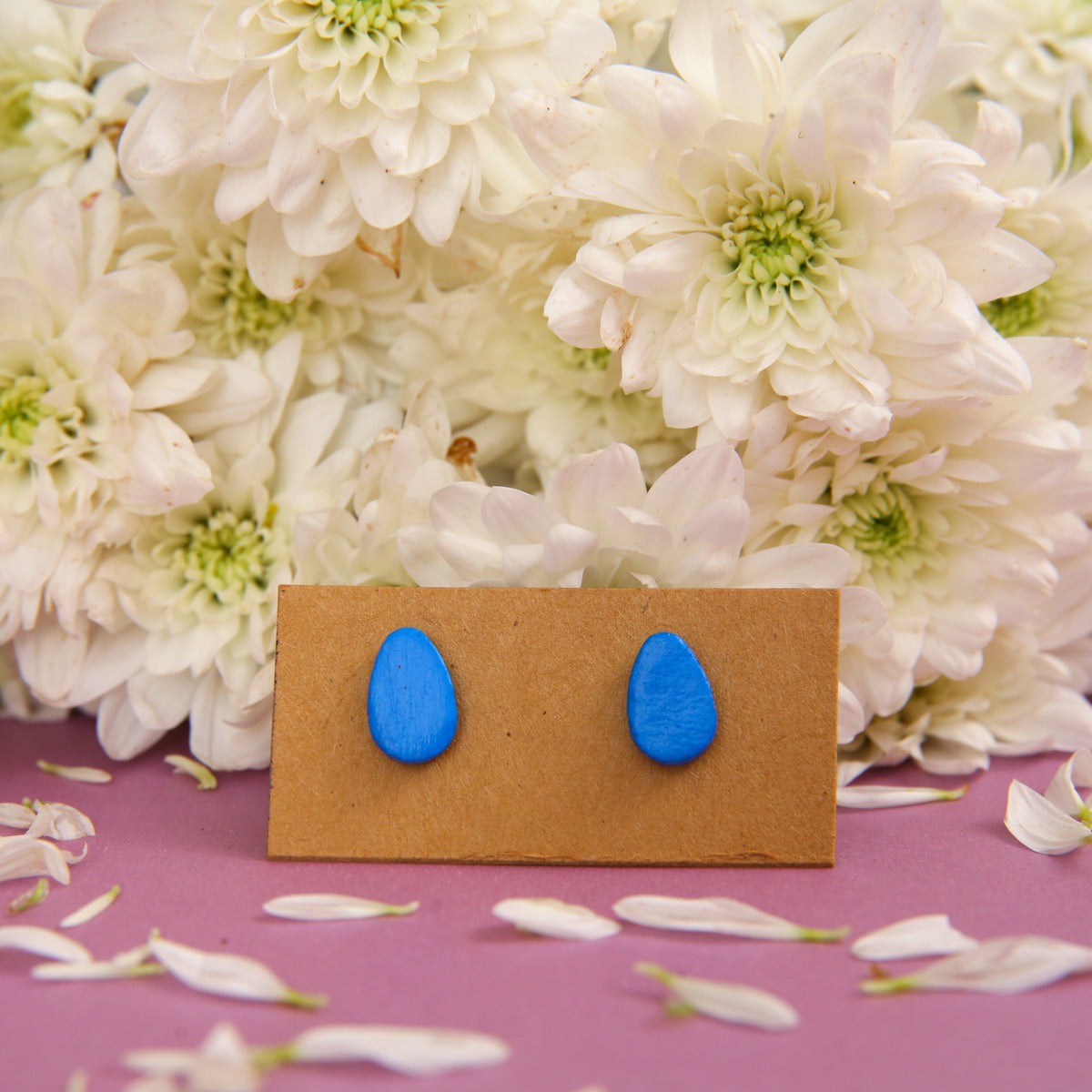 Oval Terracotta Earrings