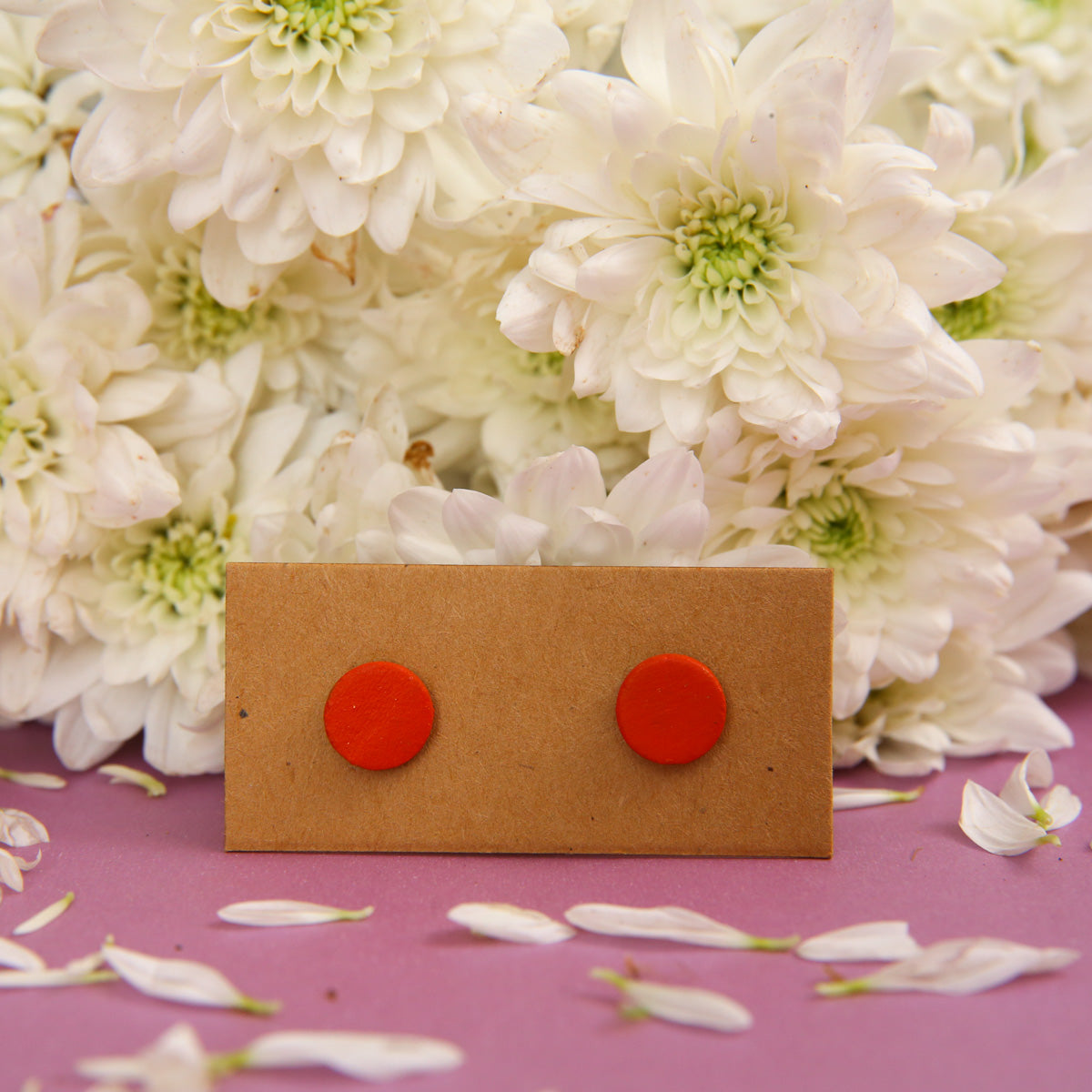 Circle Terracotta Earrings