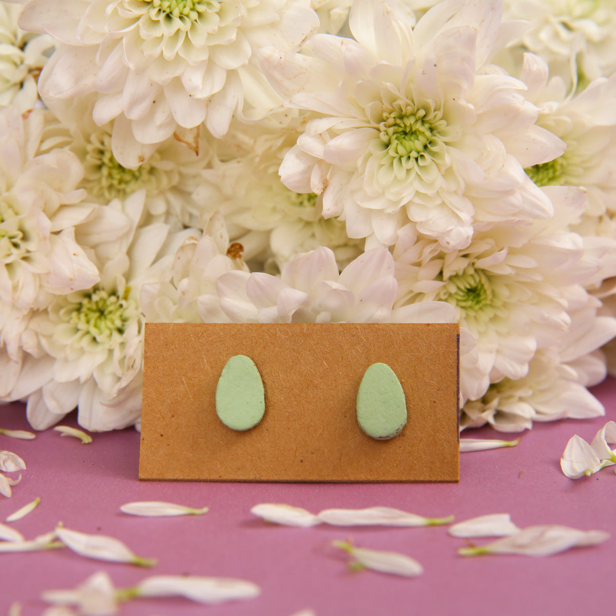 Oval Terracotta Earrings