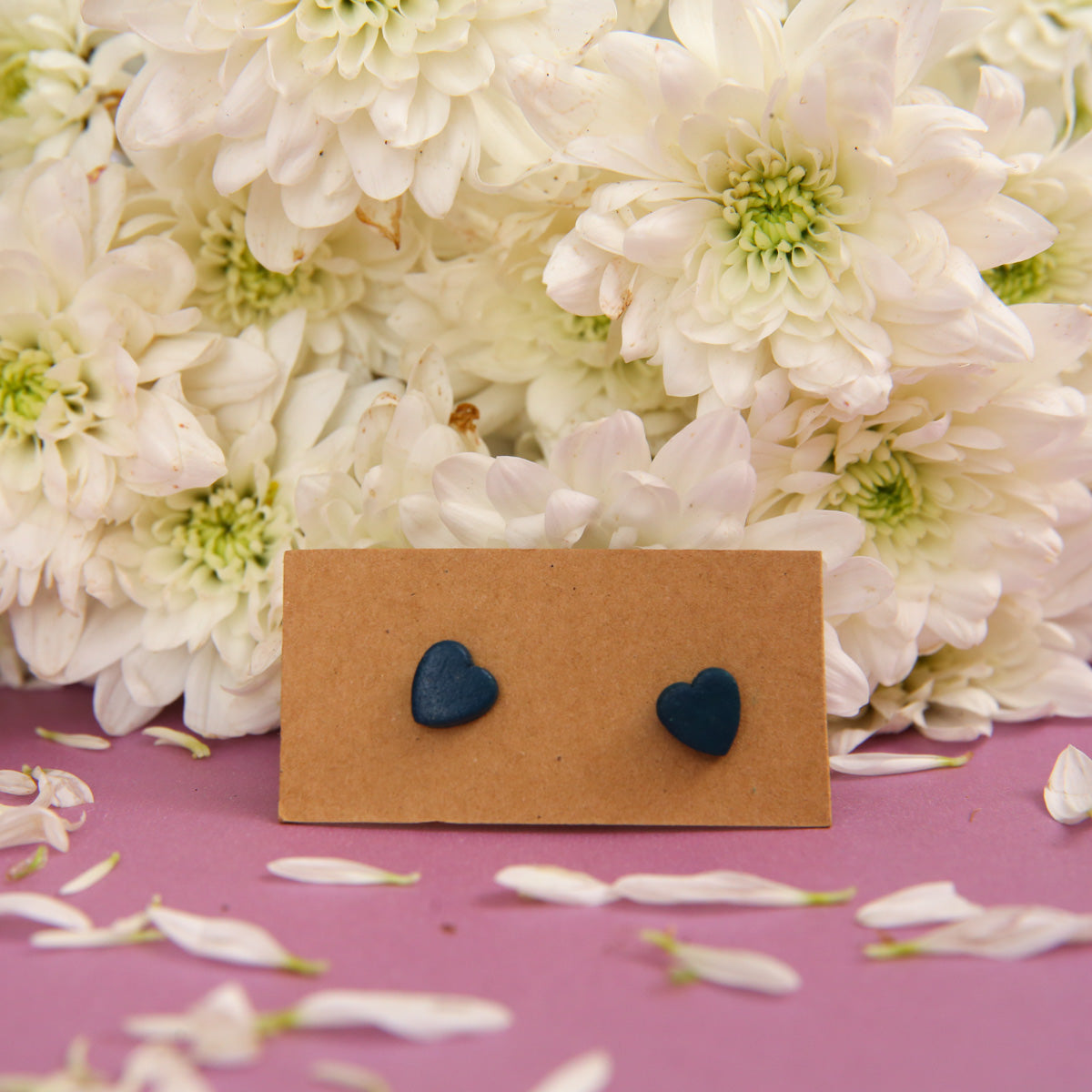 Hearts Terracotta Earrings