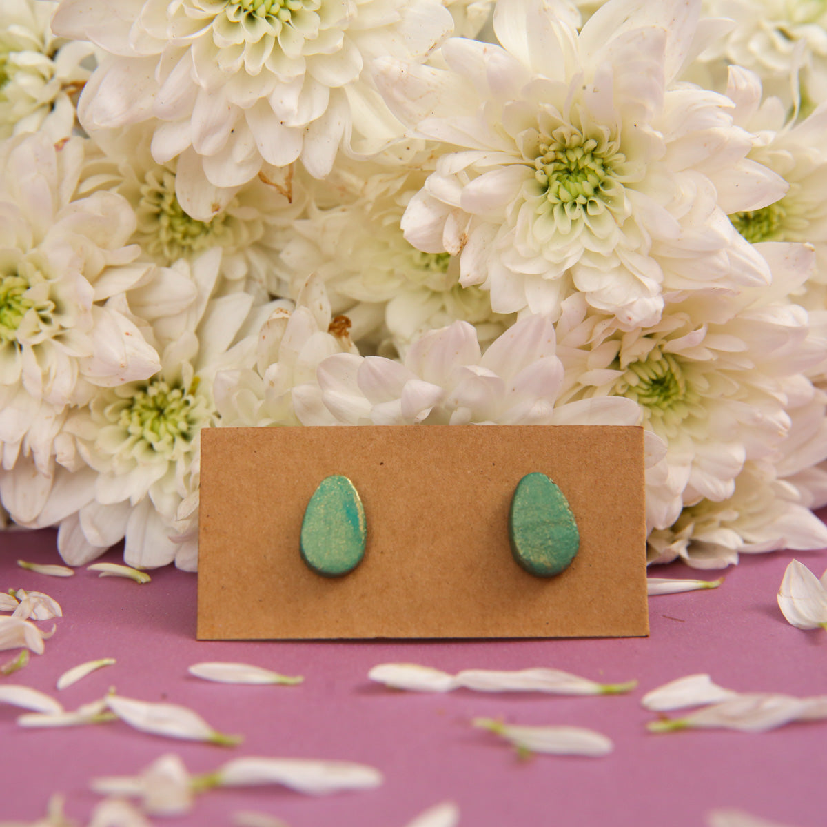 Oval Terracotta Earrings