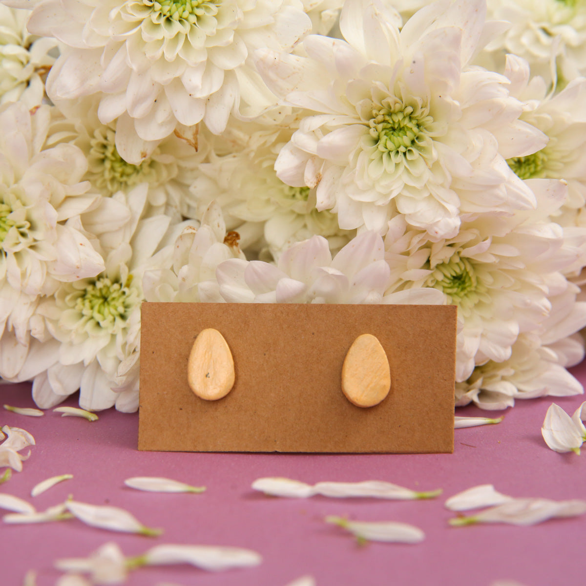 Oval Terracotta Earrings