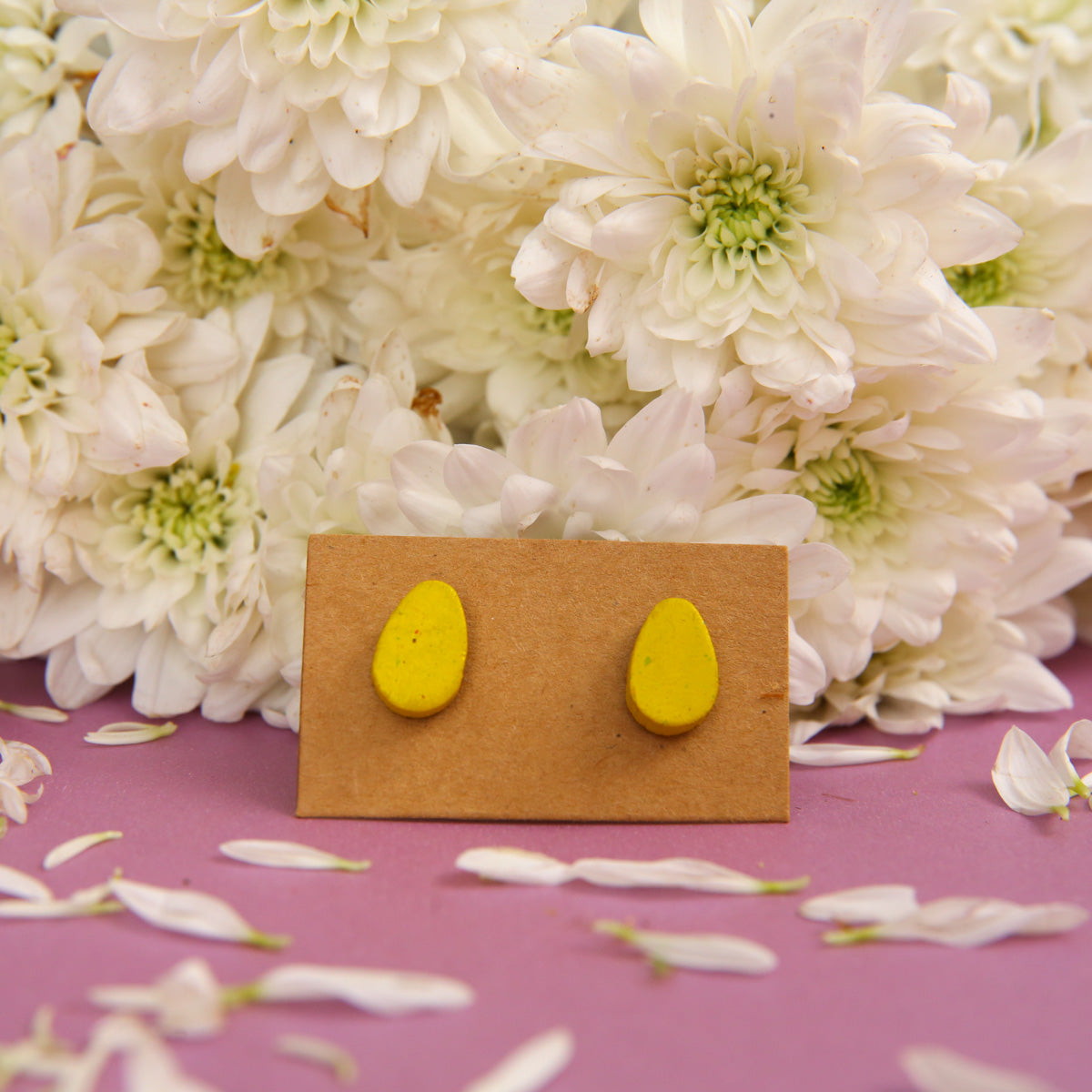 Lime Terracotta Earrings