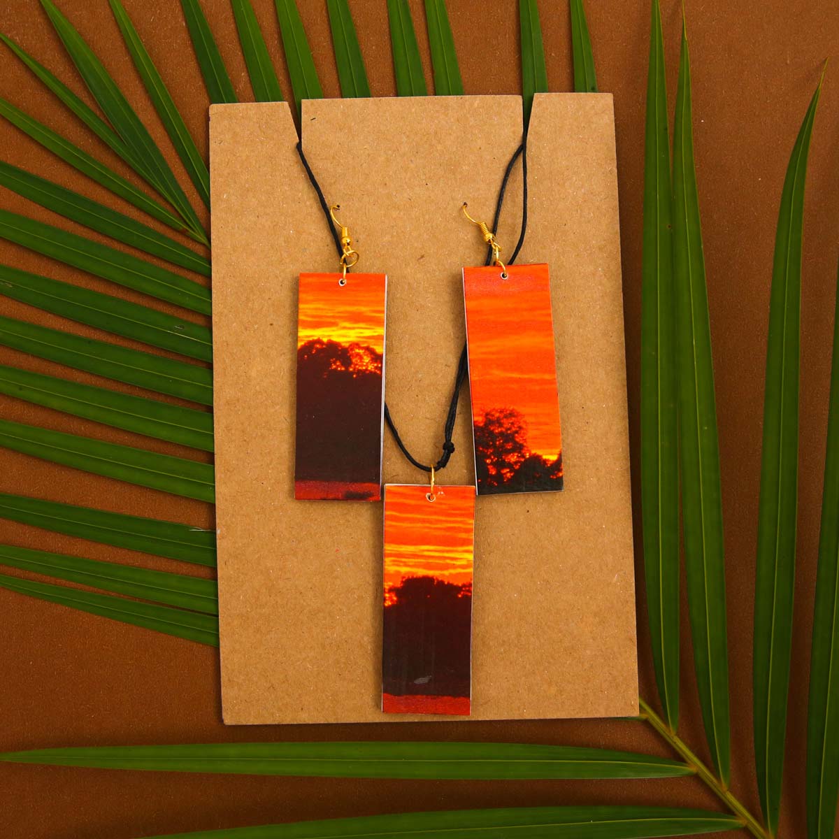 Golden Hour Paper Jewellery Set
