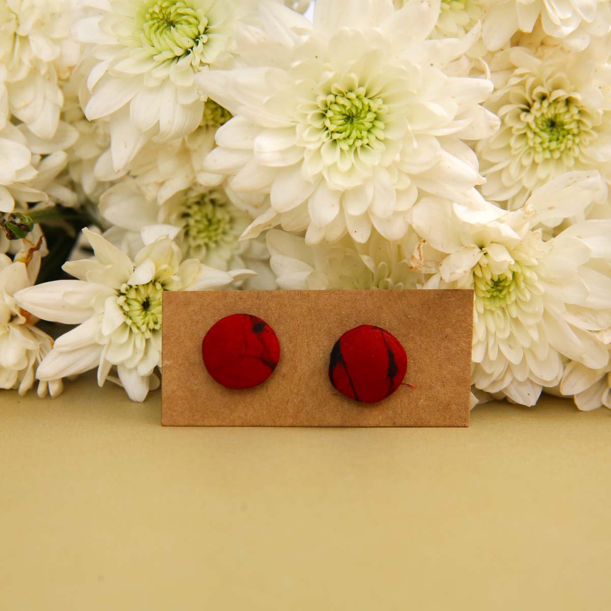 Sangria Batik Earrings