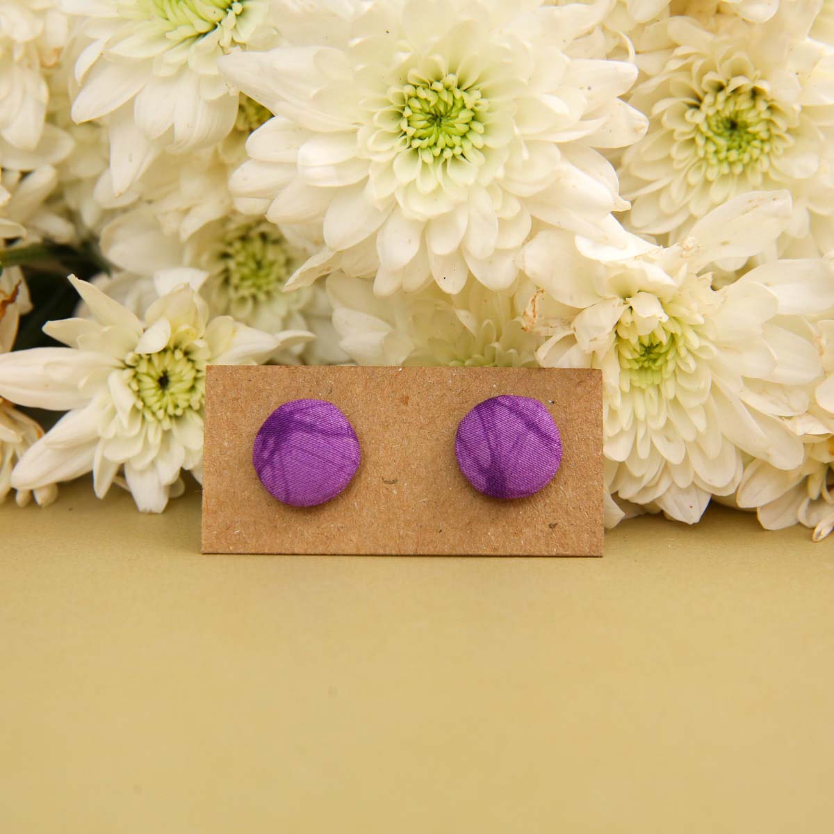 Spring Batik Earrings