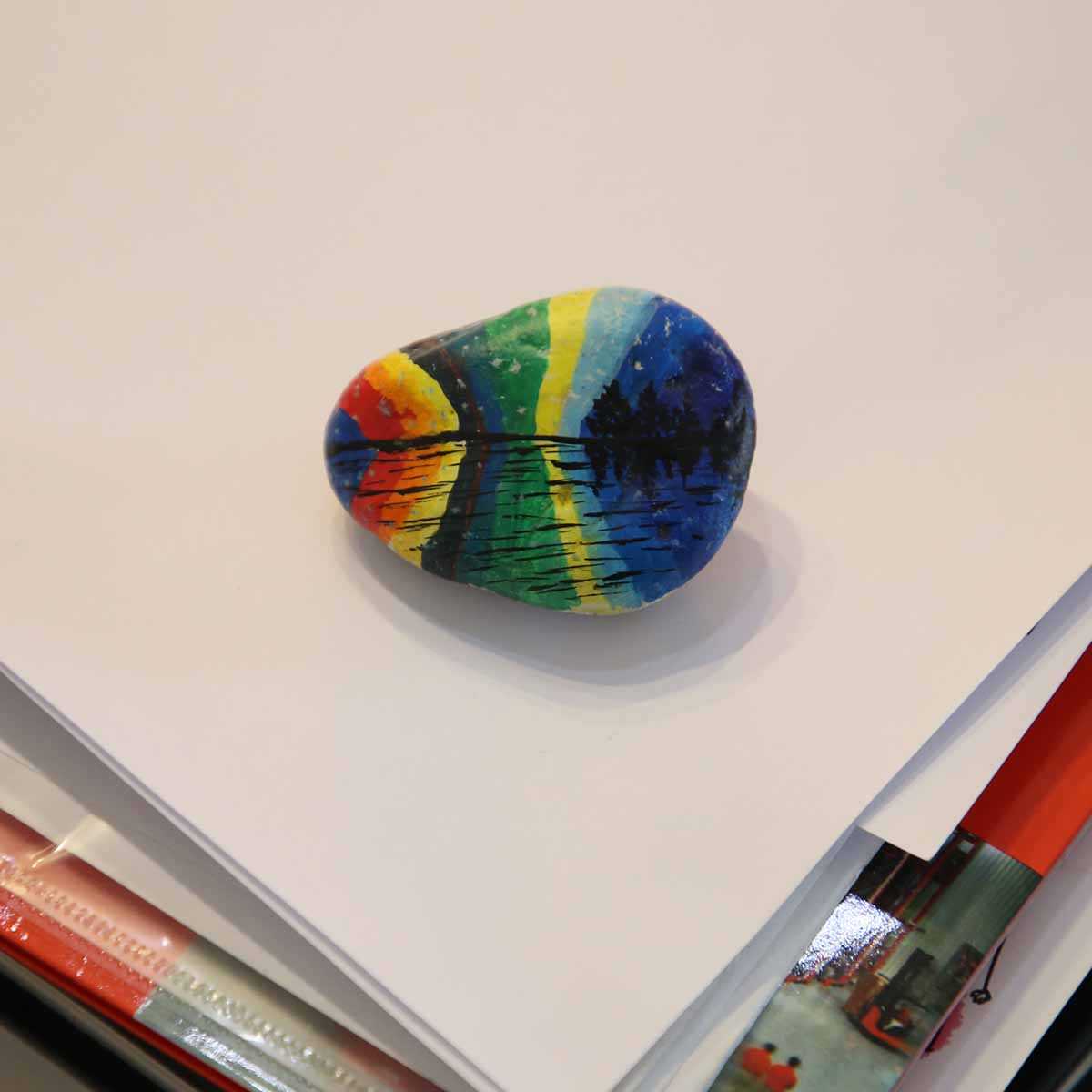 Psychedelic Lake Stone