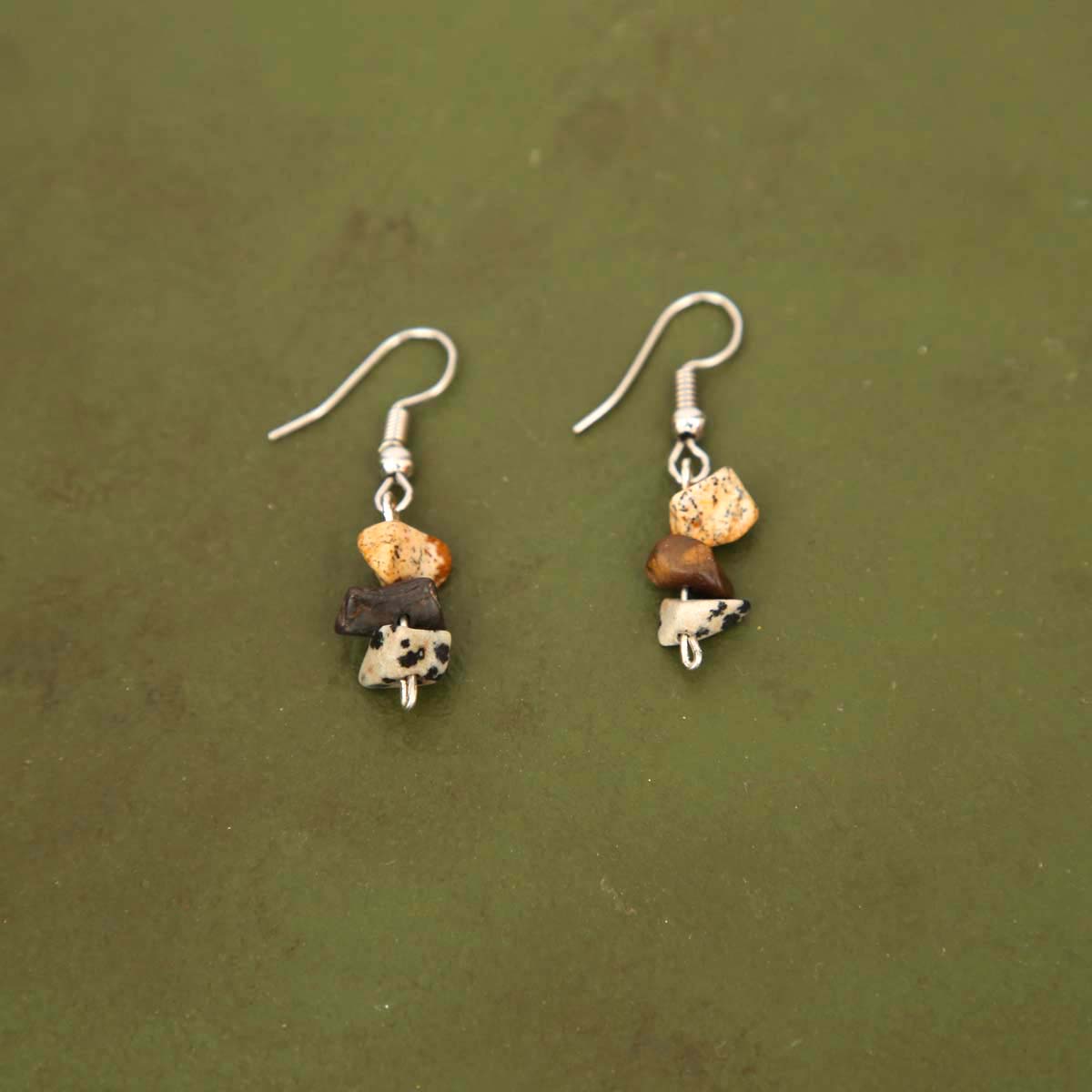 Gradient Stone Earrings