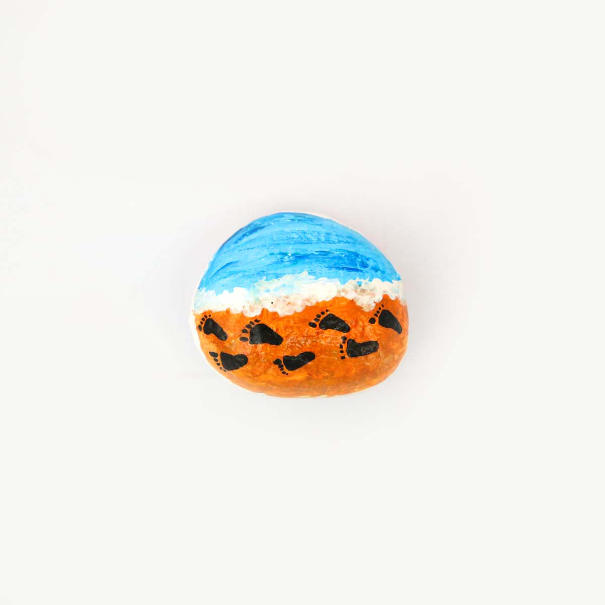 Beach Front Stone Fridge Magnet