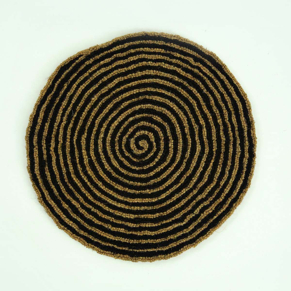 Swirl Round Coir Carpet