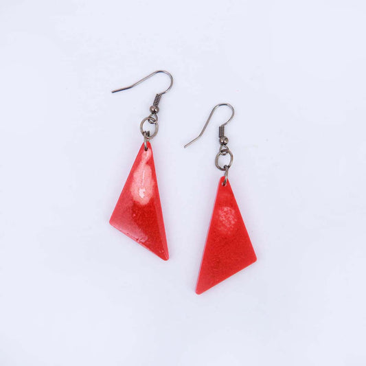 Triangle Resin Earrings