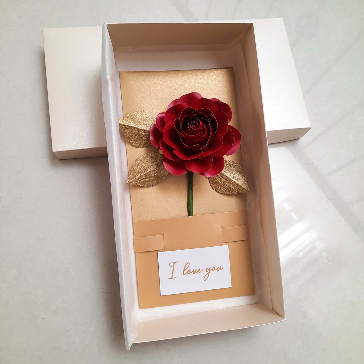 Red Rose 'I Love You' Gift Box