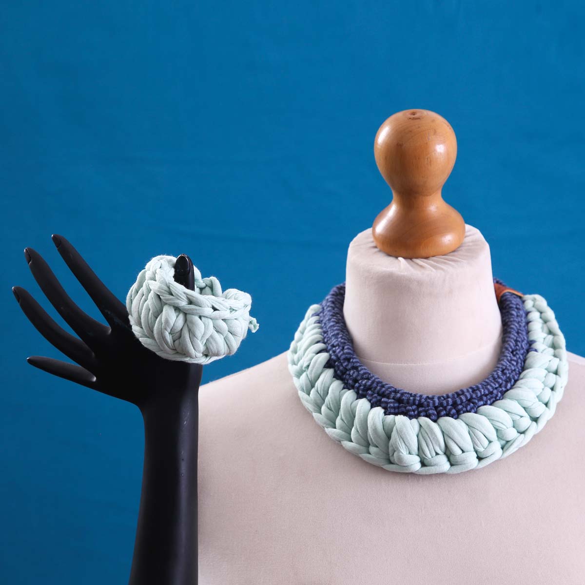 Arctic Crochet Necklace