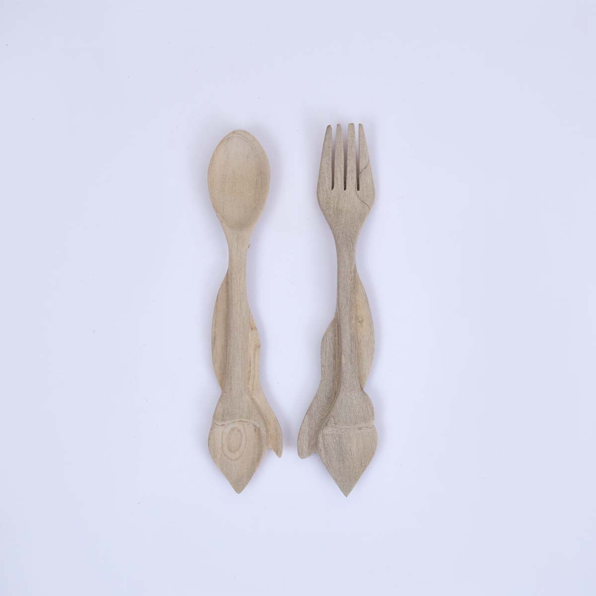 Fish Handle Fork & Spoon Set
