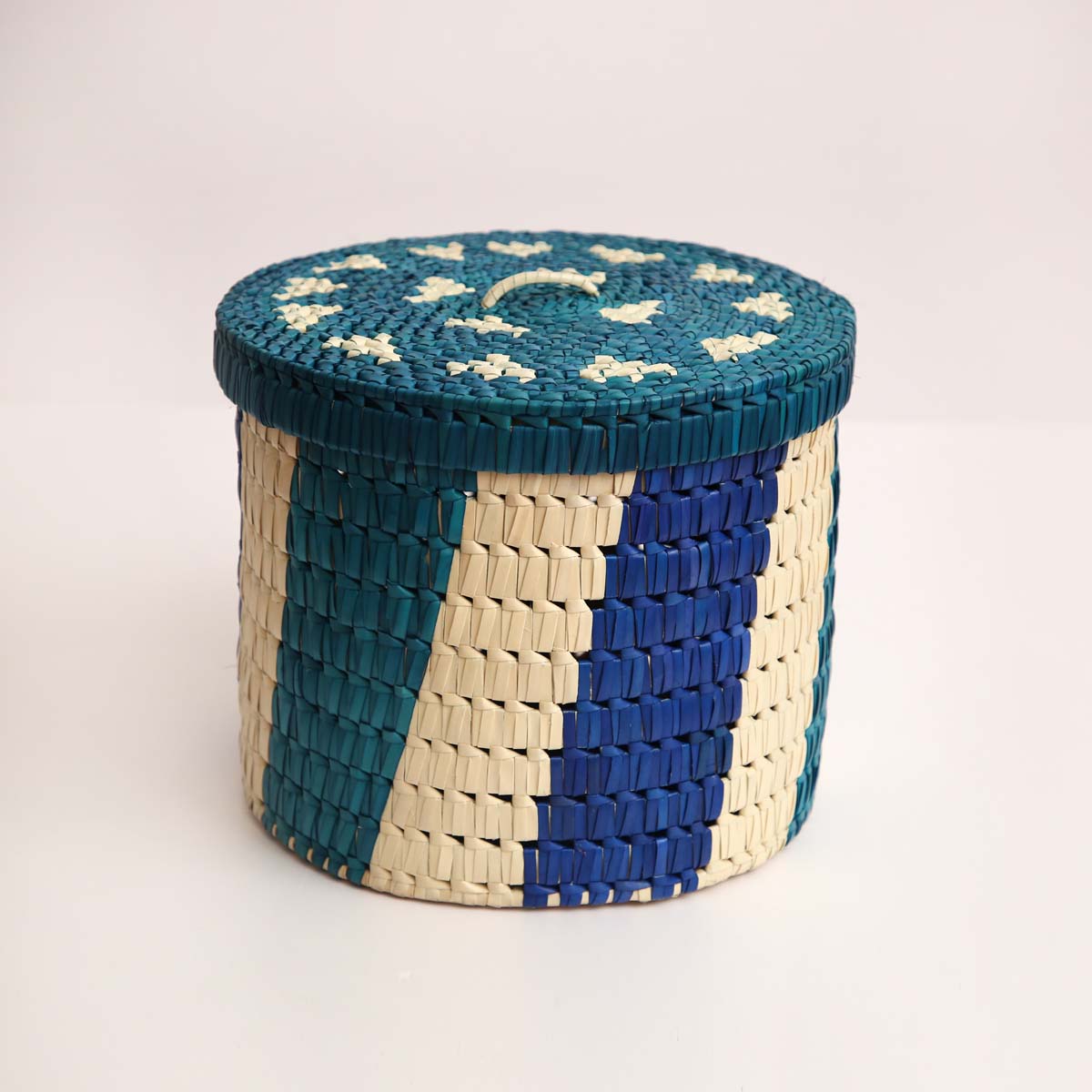 Blue Palmyra Storage Box