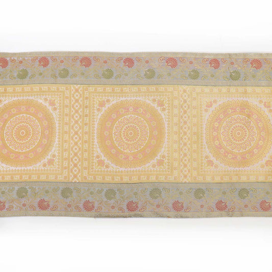 Dove Motif Silk Table Runner