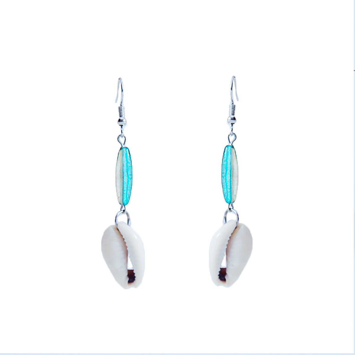 Turq waters Seashell Earrings