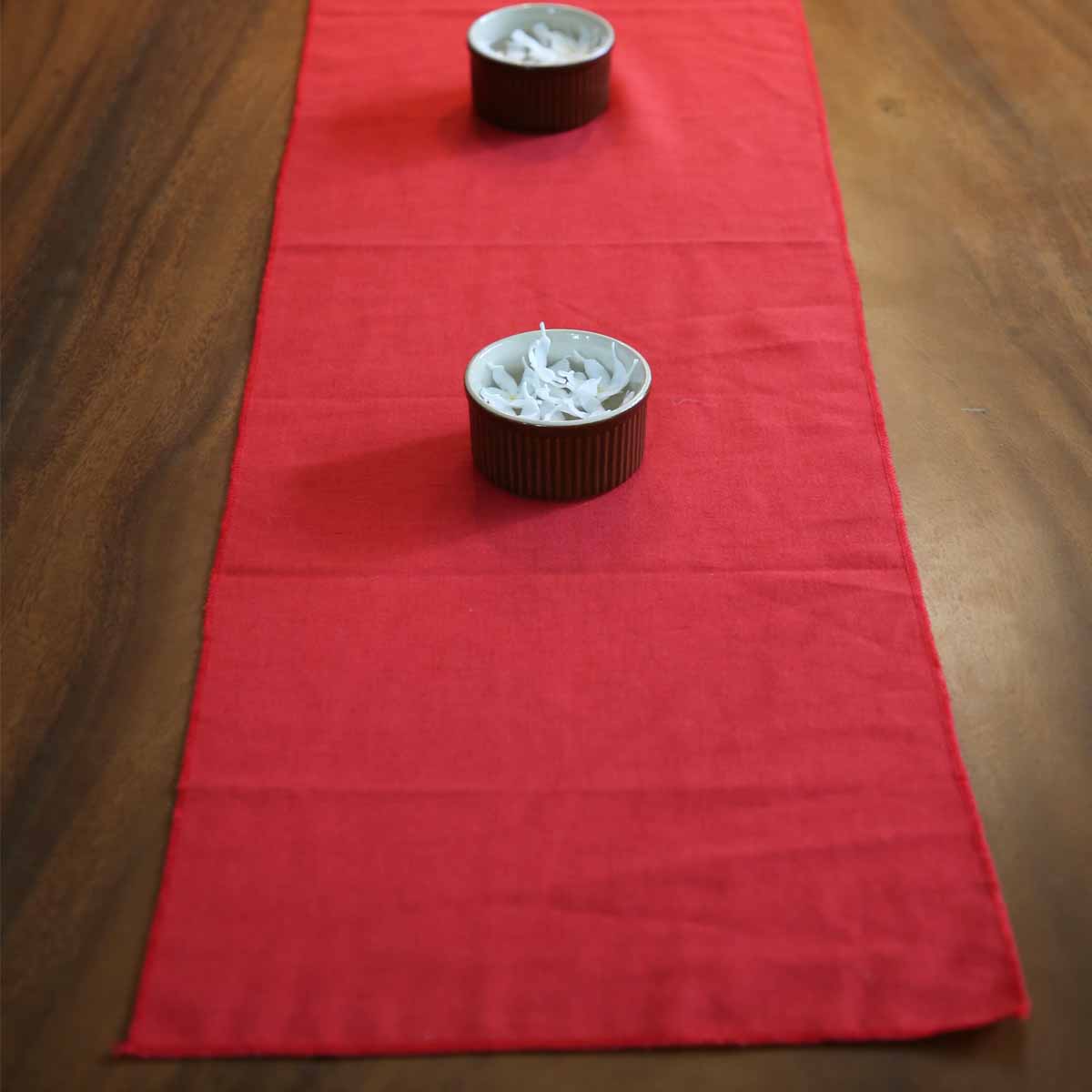 Chilli-Red Table Runner
