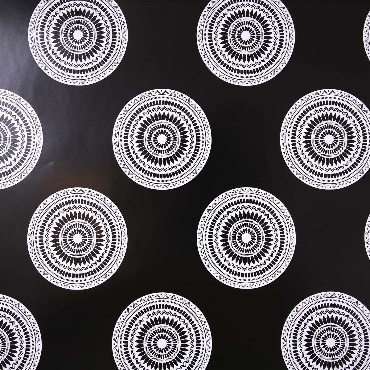 Black Lola Wrapping Paper