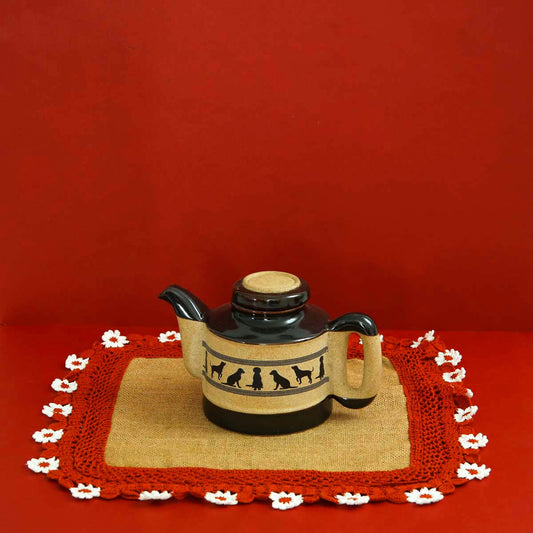 Burnt Orange Crochet Place Mat