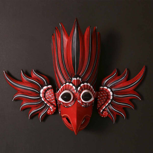 Red Gurulu Raksha Mask