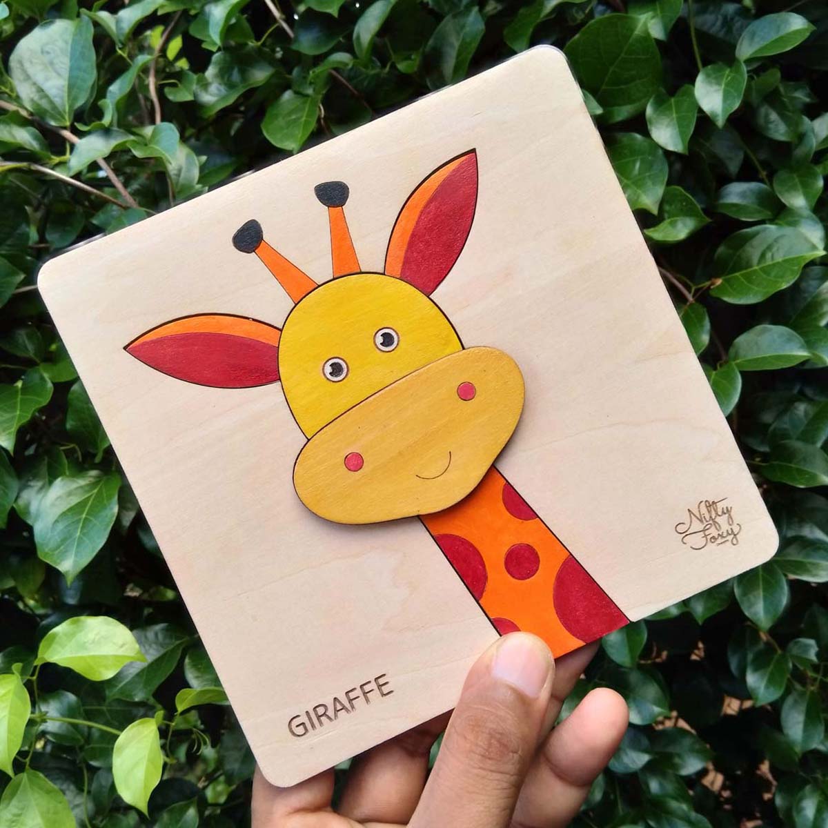 Wooden Giraffe Puzzle