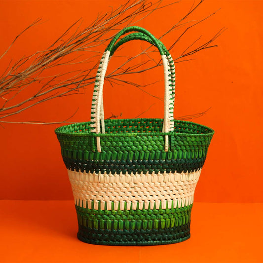 Gorgeous Greens Palmyra Basket