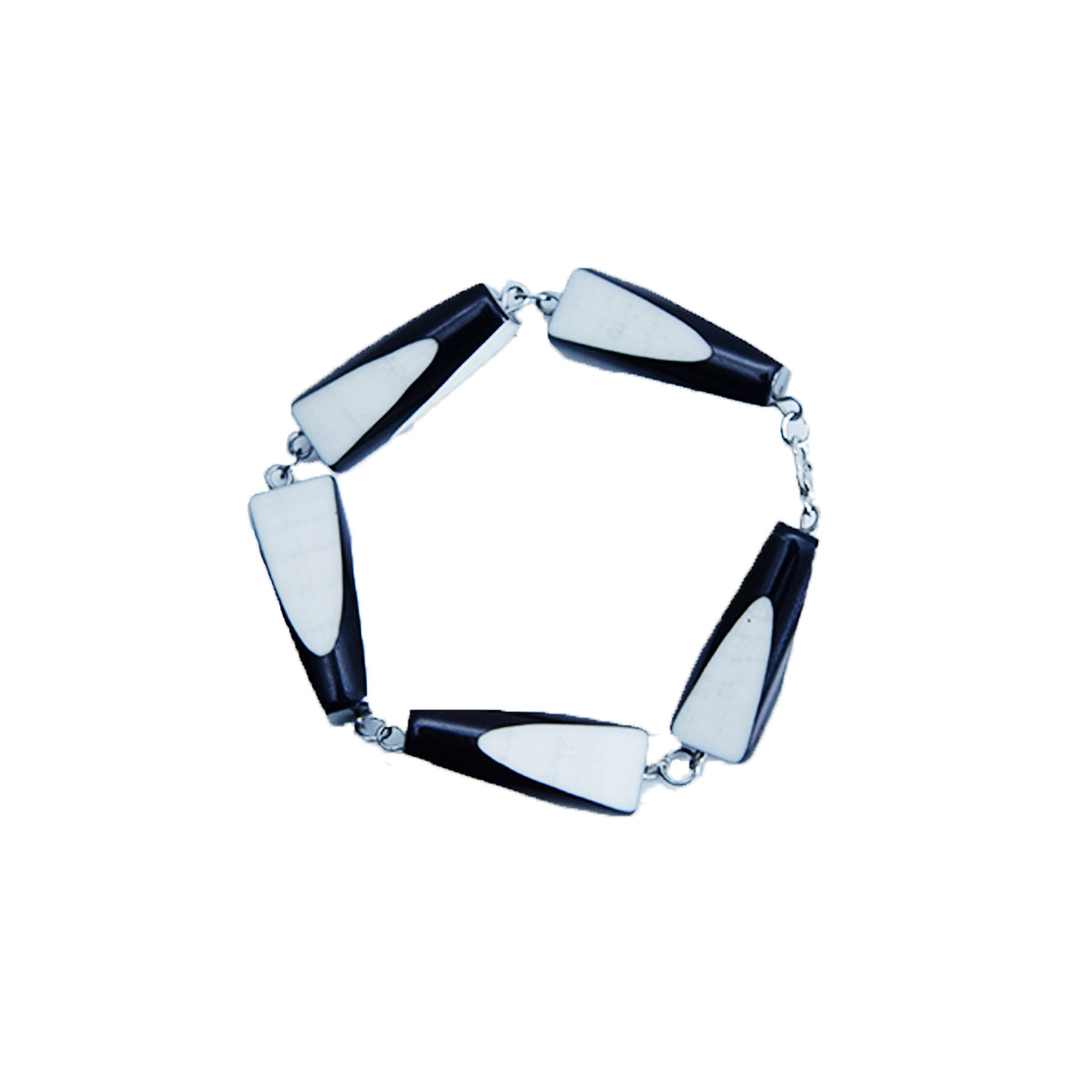 Black and White Beaded Braclet