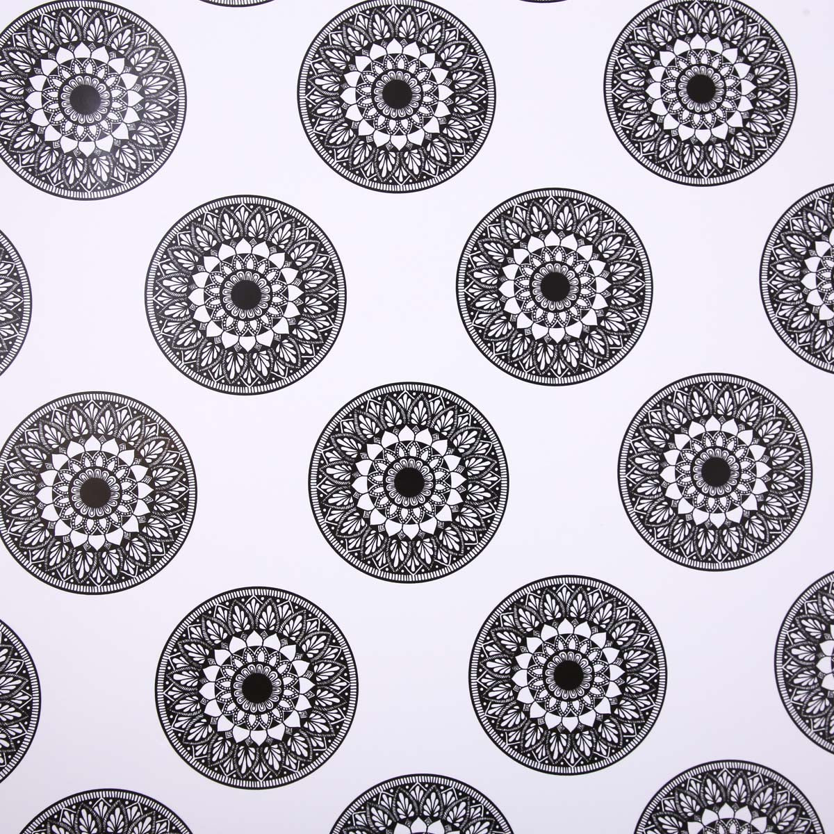 White Lazy Daisy Wrapping Paper