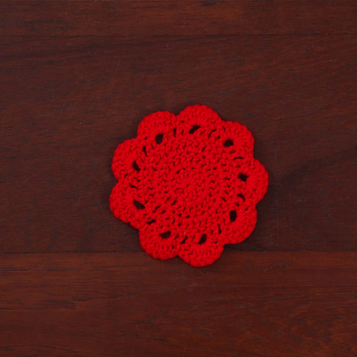 Saffron Crochet Coaster Set