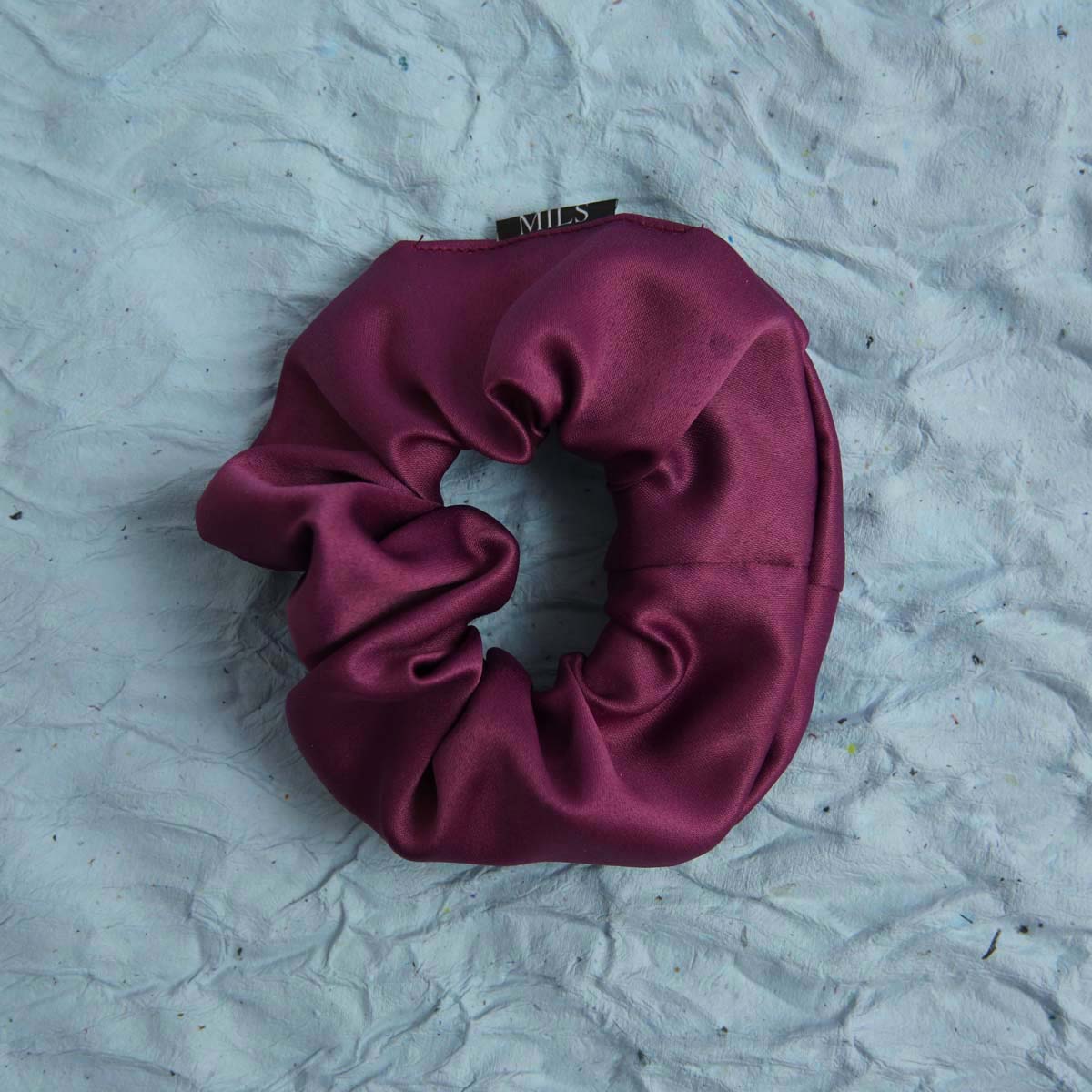 Violet Vision Satin Scrunchie