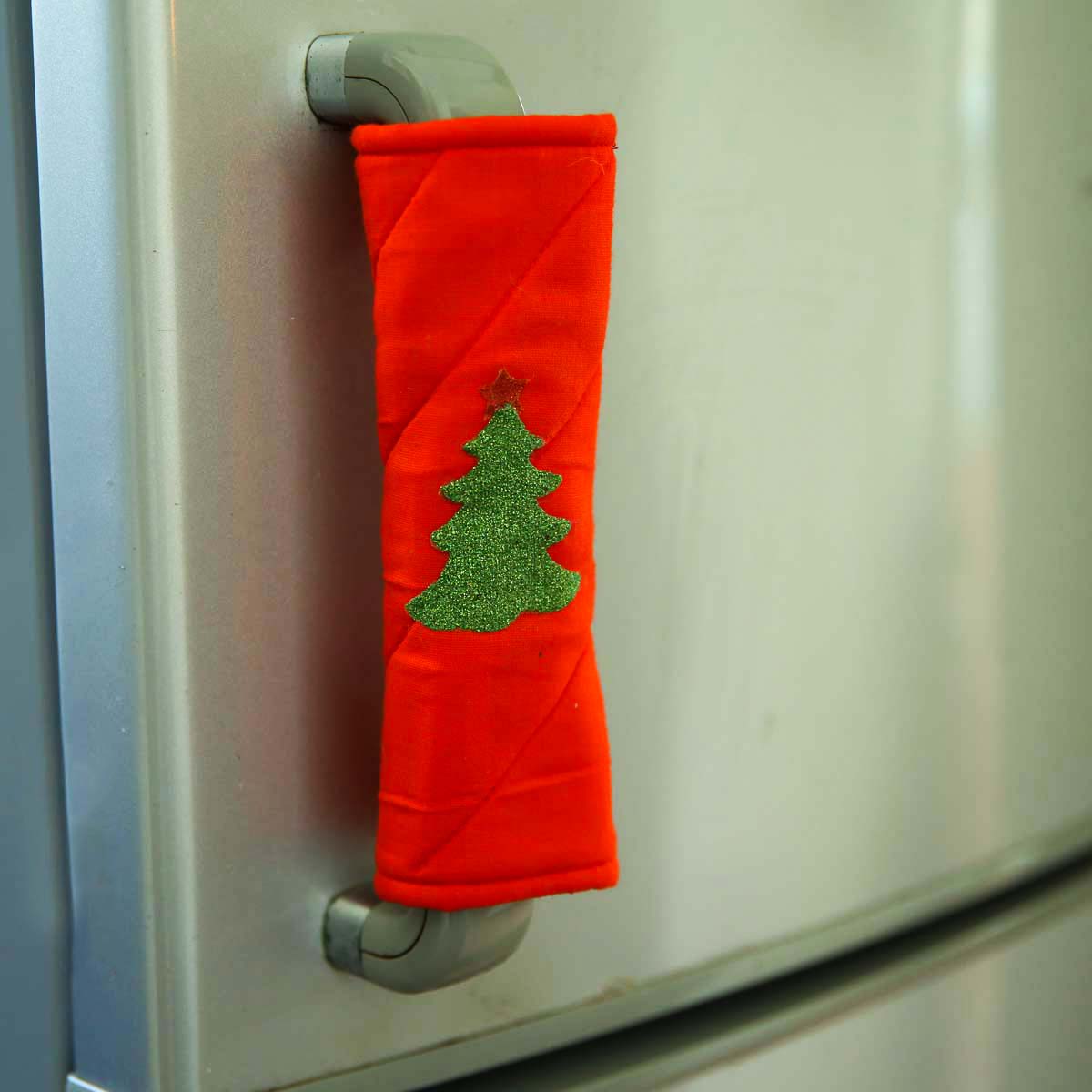 Christmas Tree Fridge Door Handle Cover