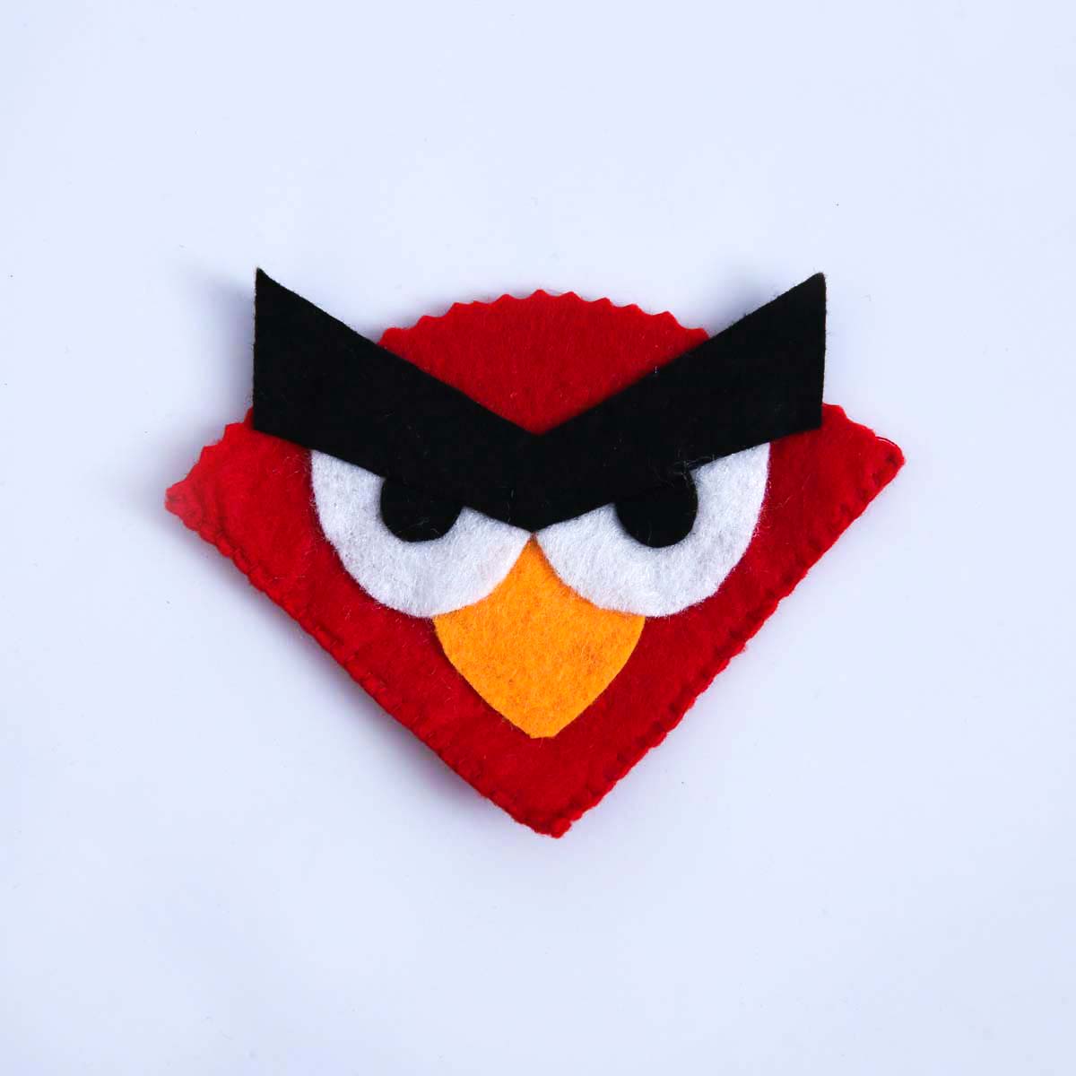 Anfry Bird Felt Bookmark