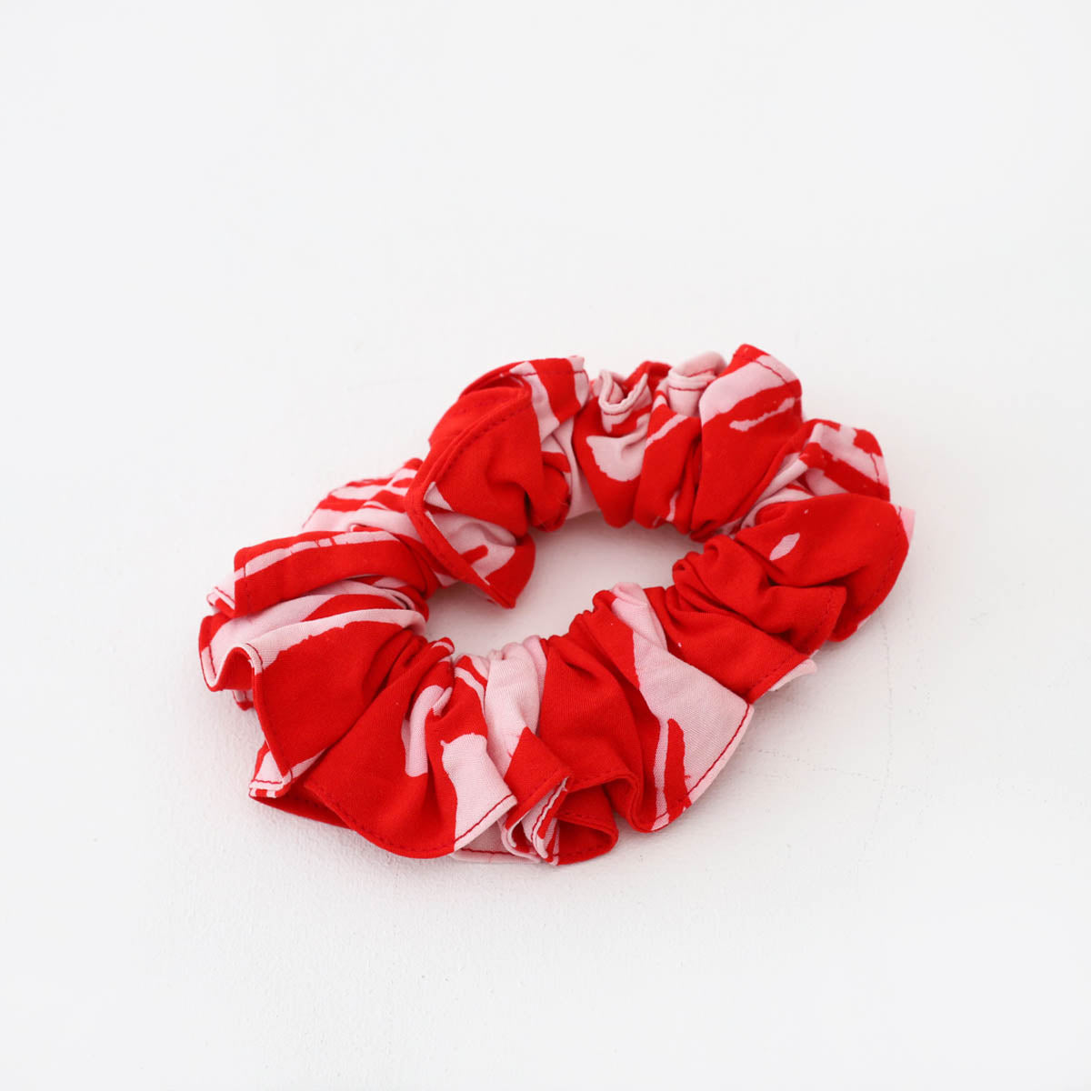 Classic Red Batik Scrunchie