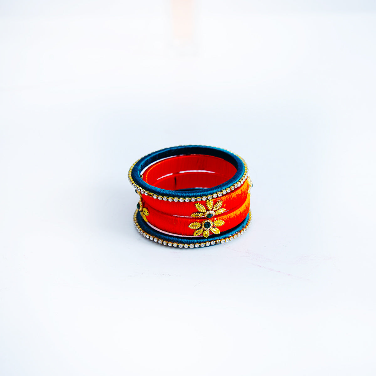 Emerald Thread Bangles