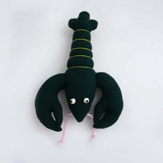 Green Lobster Handloom Soft Toy