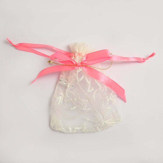 Silver Holly Gift Bag