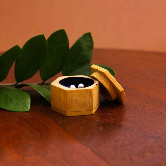 Bamboo Hexagonal Jewellery Box