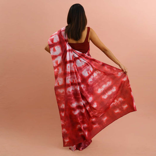 Eclipse Shibhori Arashi Tie Dye Saree