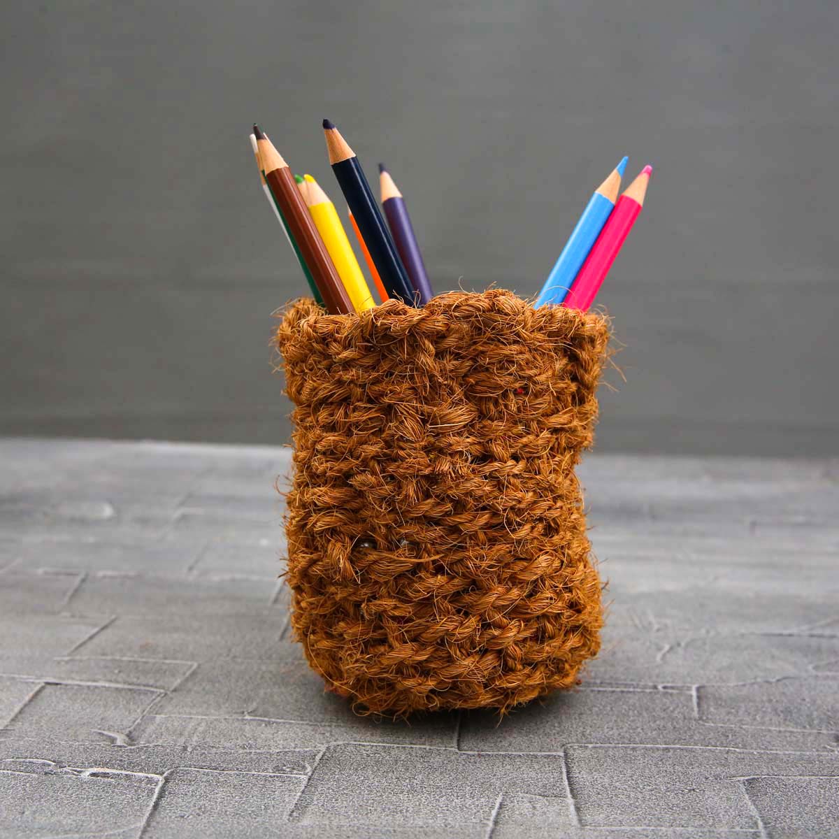 Coir Pencil Holder