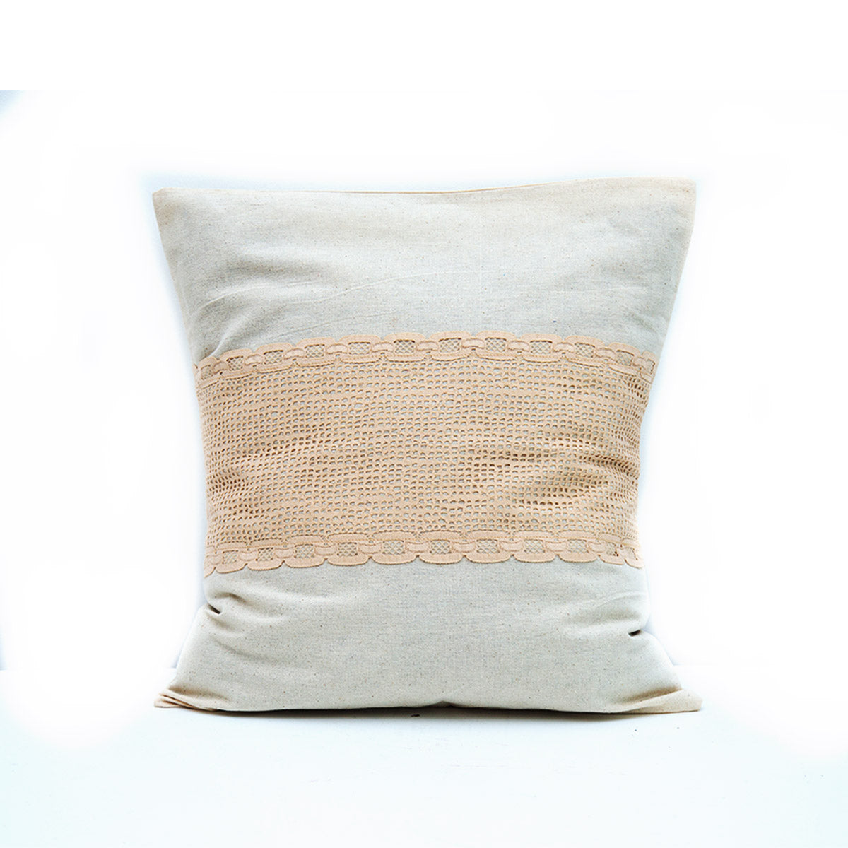 Burlap Cushion Cover