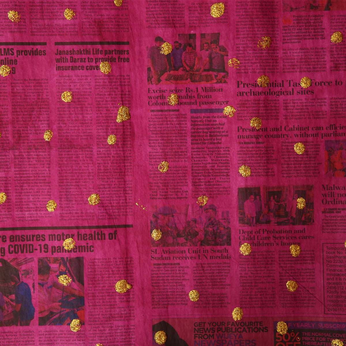 Pink Twilight Wrapping Paper