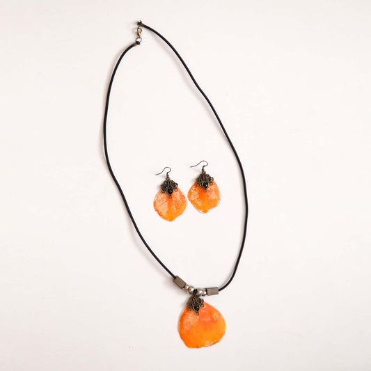 Cold Cider Resin Jewellery Set