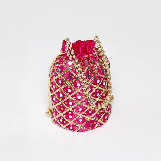 Barbie Pink Embroided Polti Bag