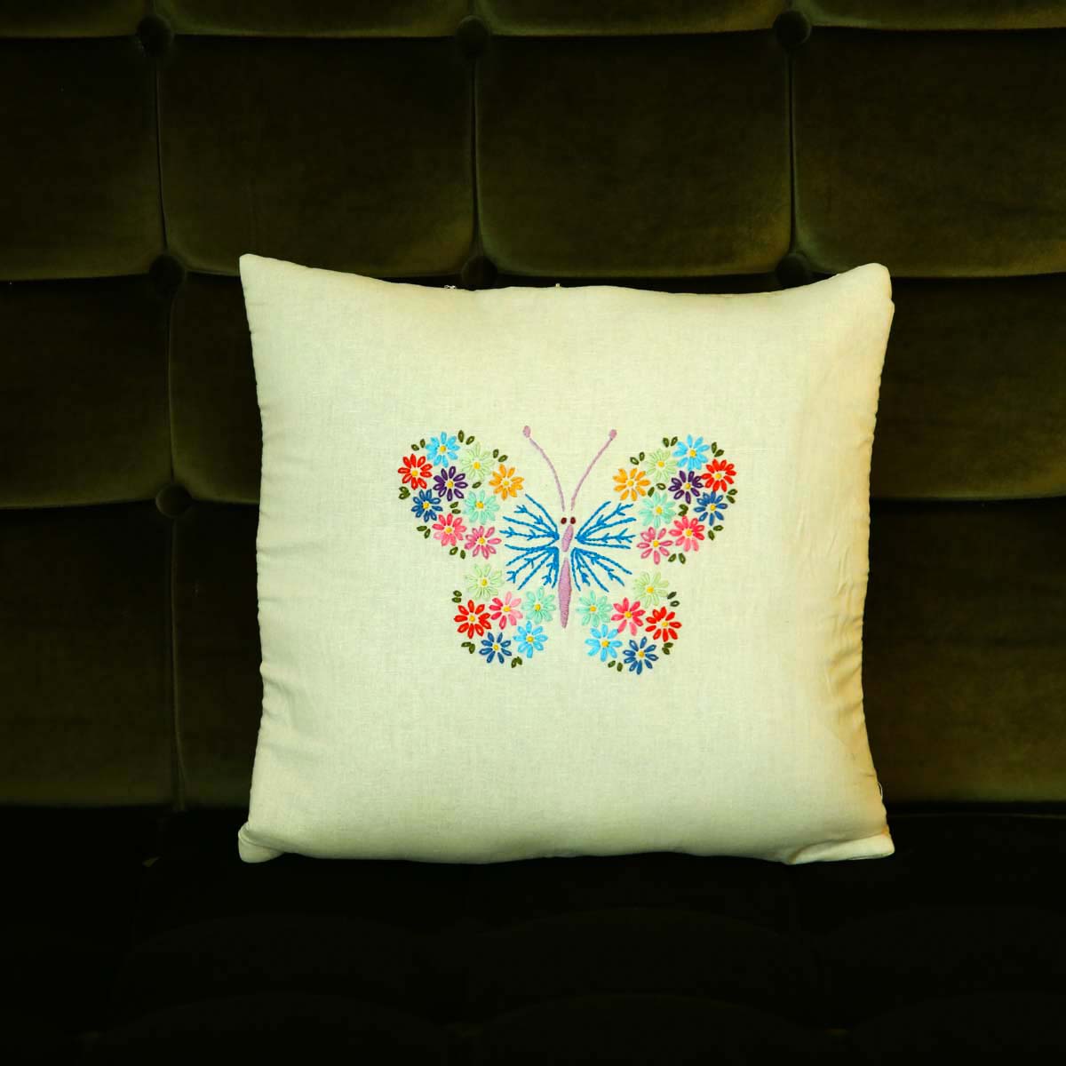 Pastel Butterfly Cushion Cover
