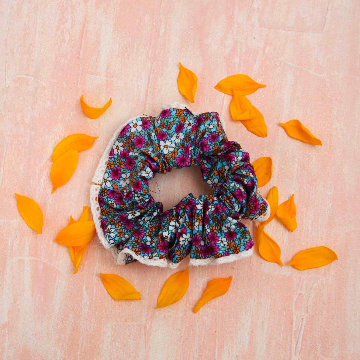 Wild Flowers Scrunchie