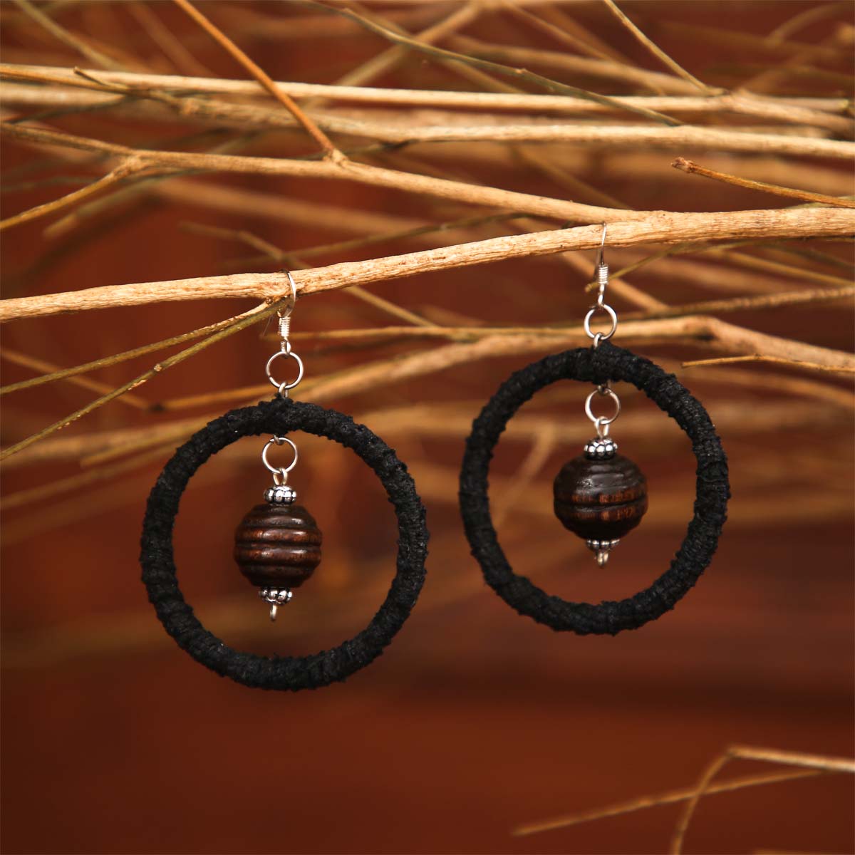 Back Night Hoop Earrings